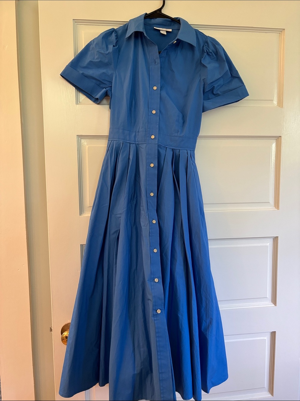Alexis for Target Blue Button-Front Shirt Dress